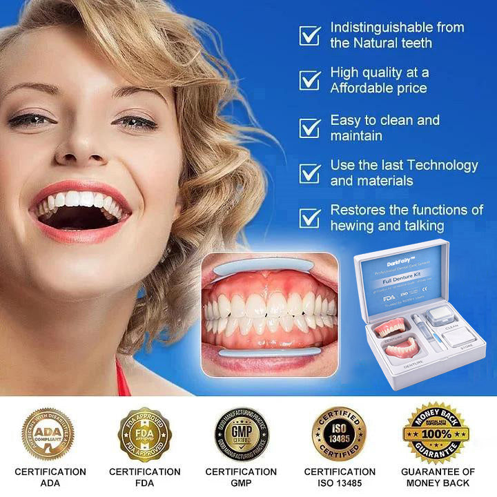 🦷 DarkFairy™ Custom-Fit Dentures Today Only: 70% OFF Your Natural-Looking Smile