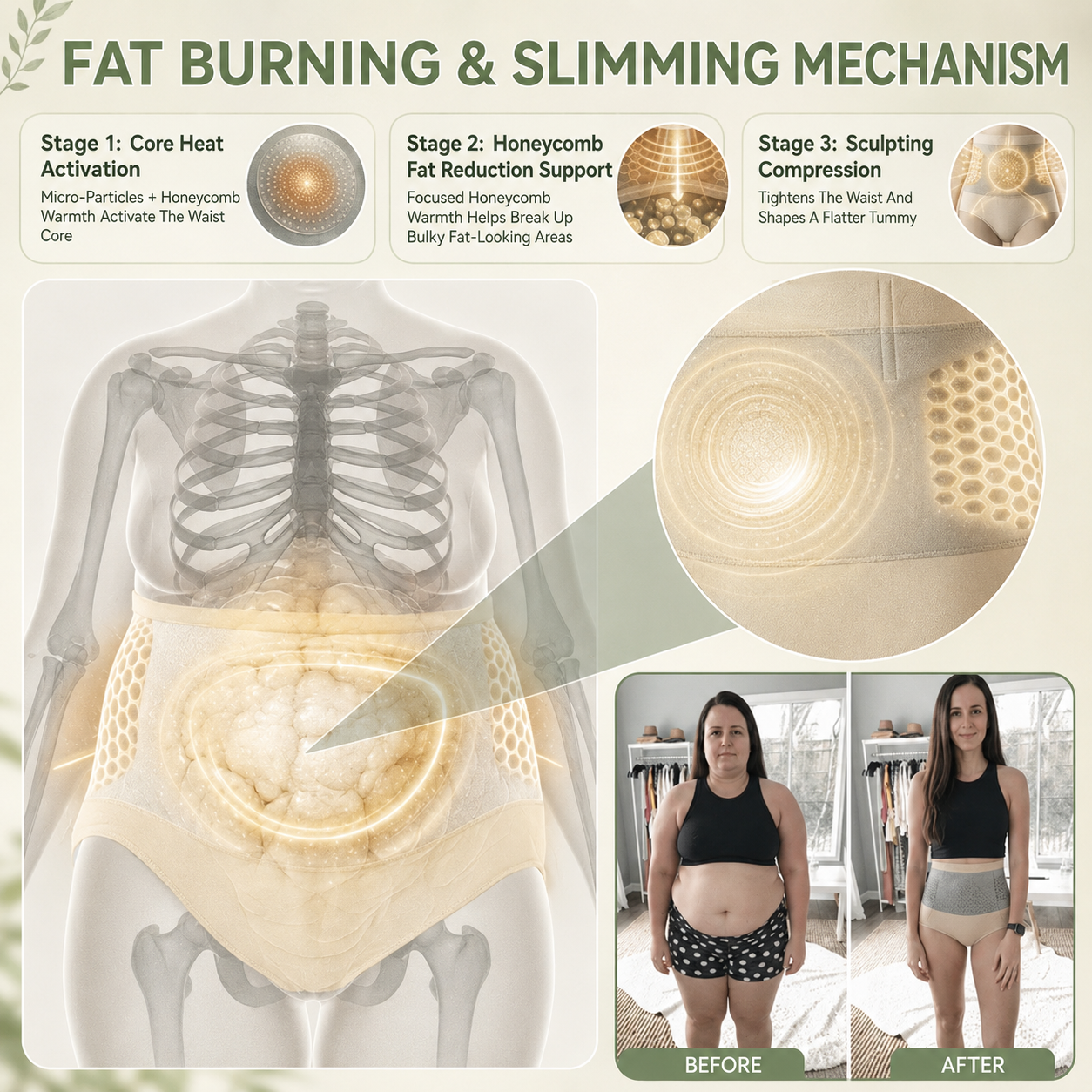 2026 Moringa & Berberine Sculpting Shorts