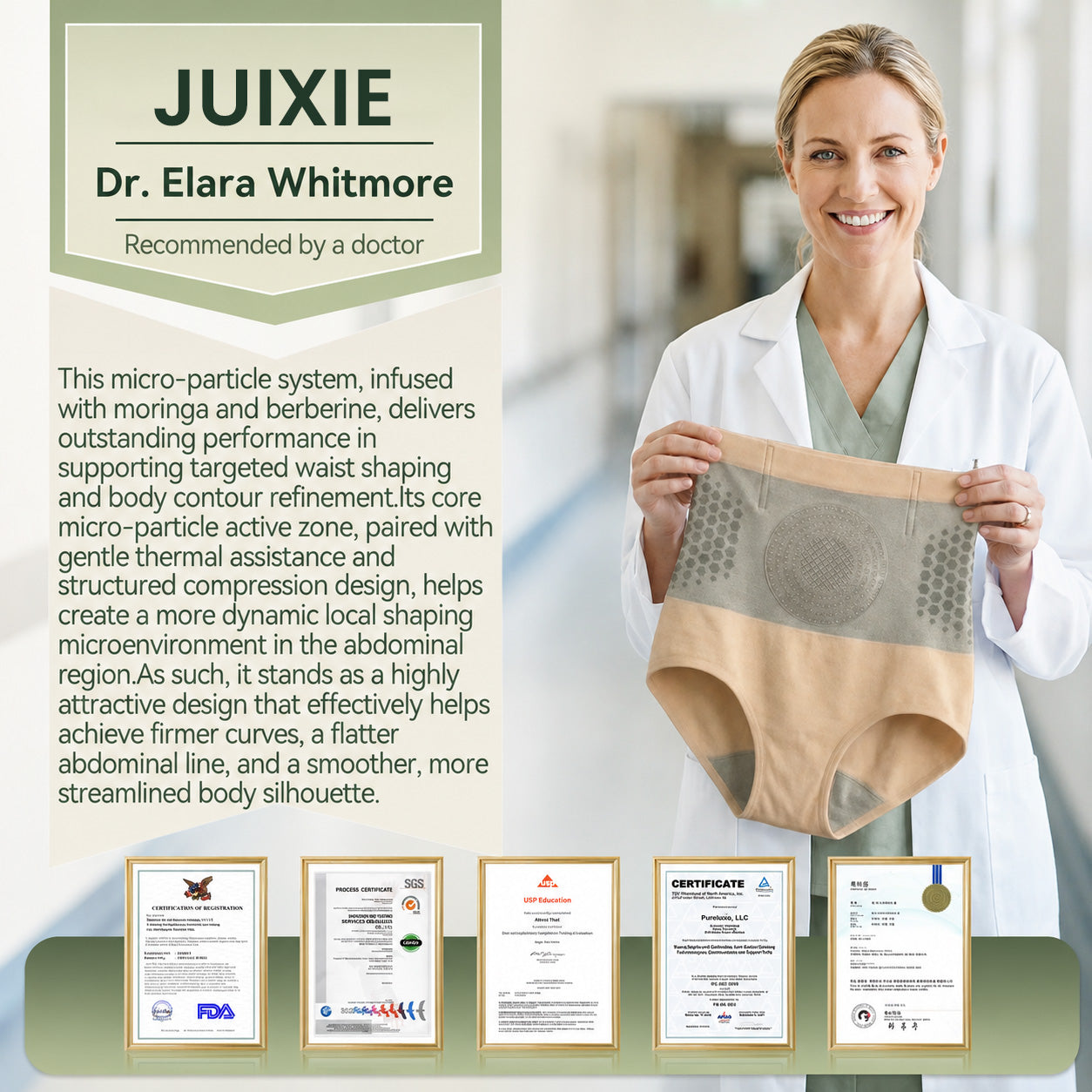 2026 Moringa & Berberine Sculpting Shorts