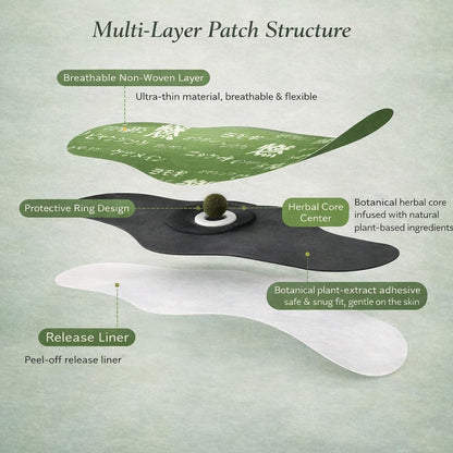 Juixie® Herbal Balance Patch — Japanese Kampo Formula