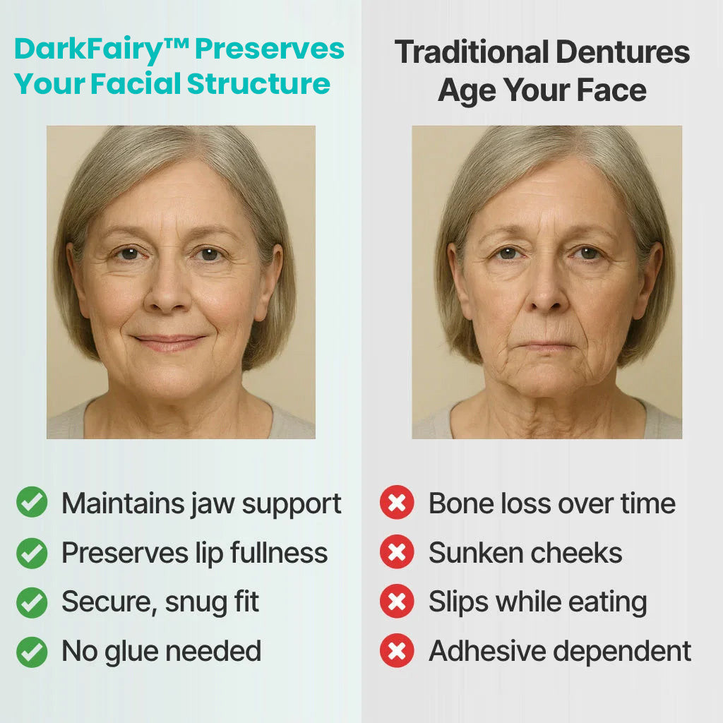 🦷 DarkFairy™ Custom-Fit Dentures Today Only: 70% OFF Your Natural-Looking Smile